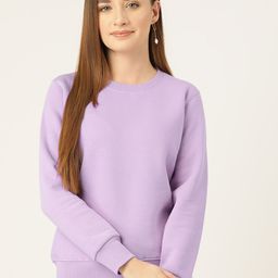 FEMEA Women Solid Pullover Sweatshirt-image-91