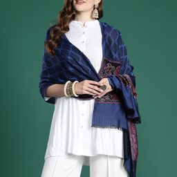 Sangria Woven Design Stole-image-68