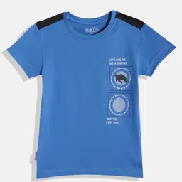 Gini and Jony Boys Typography Printed Pure Cotton T-shirt-picture-12