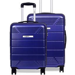 Luggero Set Of 2 Textured Hard-Sided Trolley Bags-31