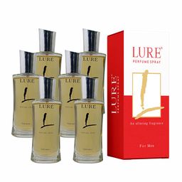 LURE Men Set Of 6 Perfume Sprays - 50 ml Each-11