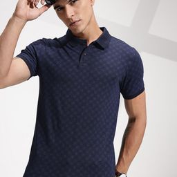 INVICTUS Printed Polo Collar Pure Cotton T-shirt-picture-5