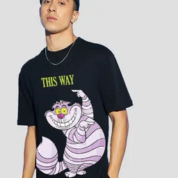 Bewakoof Men Typography Pure Cotton Oversize T-shirt-picture-43