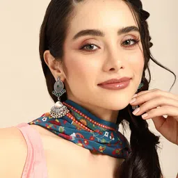 Anouk Afghani Circular Shaped Drop Earrings-16