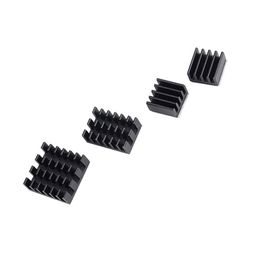 Official Raspberry Pi Black 4 in 1 Heat Sink Set Aluminum for Pi 4B image 2