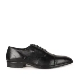 Van Heusen Men's Black Brogue Shoes-picture-1