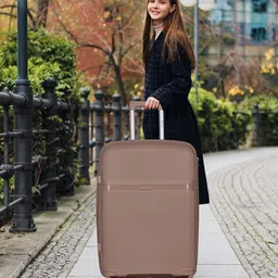 Polo Class Textured Hard-Sided Cabin Trolley Bag With Vanity-16