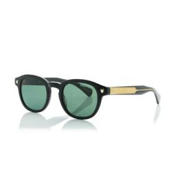 Shisen Fox Green UV Protection Oval Unisex Sunglasses-image-99