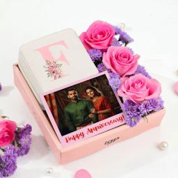 Personalized Happy Anniversary Charming Hamper-image-48