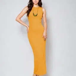 Kotty Yellow Cotton Regular fit Casualdresses-image-93