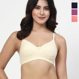 LILY Pack Of 4 Full Coverage Everyday Bra Enimsaj-image-80