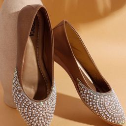 CORSICA Women Embellished Ethnic Mojaris Flats-picture-7