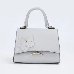 Ginger by Lifestyle Grey Textured Handbag-image-34