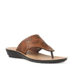 Bata Women's Tan Thongs-picture-8