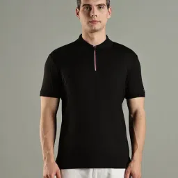Tommy Hilfiger Black Cotton Regular Fit Polo T-Shirt-picture-27