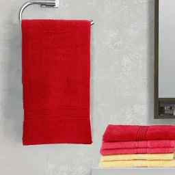 Bianca D'ross Multicolor 100% Cotton 380 GSM Hand Towels - Set of 6-image-53