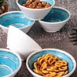 Servewell Blue Melamine Bowl - Set of 6-41