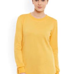 Belle Fille Yellow Full Sleeves Sweatshirt-image-51