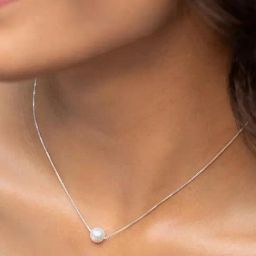 Shaya 92.5 Sterling Silver A Pearl of Love (8mm) Necklace for Women-image-73