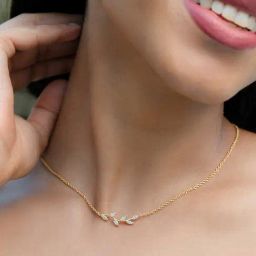 Shaya 92.5 Sterling Silver Trailing Vines Necklace for Women-picture-29