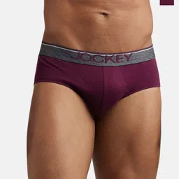 Jockey Men Pack Of 2 Pure Super Combed Cotton Basic Briefs 8037-0201-picture-1