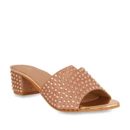 Pelle Albero Women's Peach Ethnic Sandals-image-41