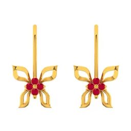 P.C. Chandra Jewellers 14k Gold Earrings for Women-picture-8