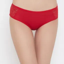 Clovia Red Lace Panty-image-66