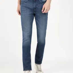 Lee Dark Blue Skinny Fit Lightly Washed Jeans-image-22