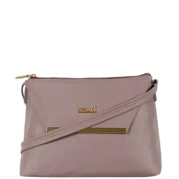 Enoki Purple Textured Small Sling Handbag-1