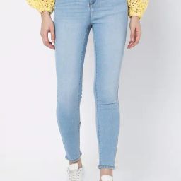 Vero Moda Light Blue Skinny Fit Jeans-image-60