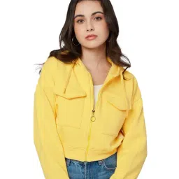 The Souled Store Yellow Hooded Jacket-picture-36