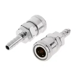 SHIV ALASKA Air Line Hose 2 Pcs Quick Release Coupler Connector Silver-21