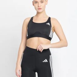 ADIDAS Women's Black PWRCT MS 3S Sports Bra-37