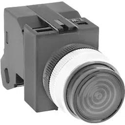 IDEC TW Series APW1 Type LED Pilot Light with 22 mm Mounting Hole Dia, APW1246DY-6