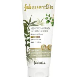 Fabessentials Neem, Tulsi, Moringa Face Wash & Scrub - 100 ml-6