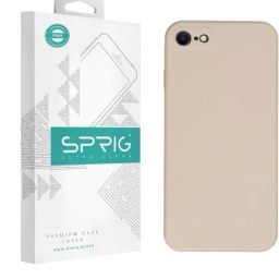 Sprig TPU Matte Back Cover for Apple iPhone SE 2020 (White)-image-88