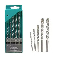 TECHDELIVERS Masonry Drill Bit Set for Concrete and Brick Wall Drilling (Pack of 5 Piece)-13