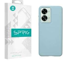 Sprig Liquid Silicone Back Cover for Oneplus Nord 2T 5G (Blue)-image-97