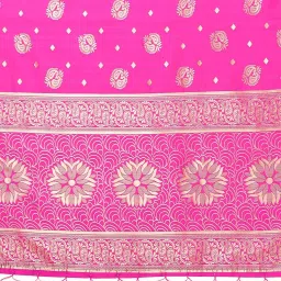 Satrani Pink Woven Pattern Dupatta image 5