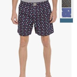 Force NXT Multicolored Cotton Regular Fit Printed Boxers - Pack Of 3-image-15