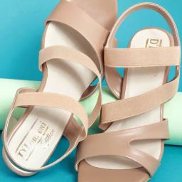 D'LORZERI Women's Pink Ankle Strap Sandals-image-38
