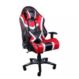 Sunview PU Leather Black, Red and White Gaming Chair with Neck Back Comfort-image-71