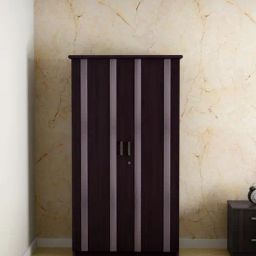 Godrej Interio Zurina 2-Door Wooden Wardrobe, Wenge (1-Year Warranty, 1 Drawer)-image-48