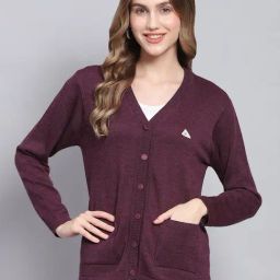 Monte Carlo Wine Regular Fit Sweaters-image-16