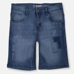 Gini & Jony Boys Blue Washed Bermuda-image-41
