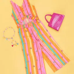 Pantaloons Junior Multicolor Printed Jumpsuit-image-21