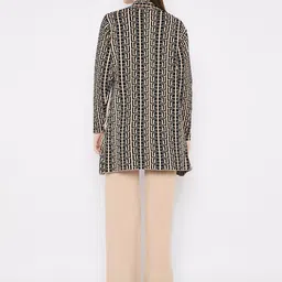 Camey Acrylic Printed Open Front Shrug With Palazzos image 5