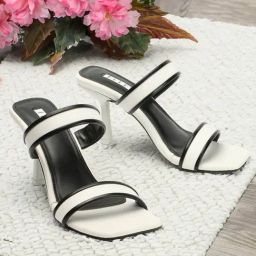 Elle Women's White Casual Stilettos-30