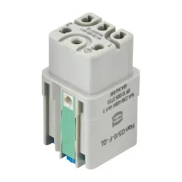 Harting Heavy Duty Connector Inserts / Modules HEAVY DUTY INSERT, RCPT, 5POS, 1.5MM2, 09120052734-38